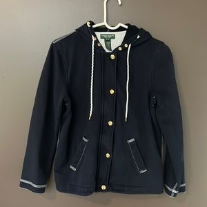 Ralph Lauren, Blue, Jacket with hood, medium